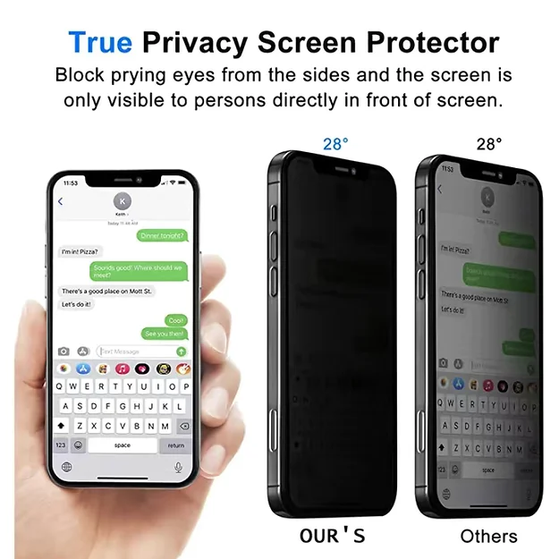 iPhone Privacy Screen Protector (2pc)